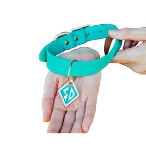 Scooby-Doo Blue Dog Collar Necklace Replica With Pendant